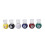 Bright Multicolor Pool Balls Shot Glasses Set for Parties 8