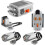 5pcs Function Motorized Building Blocks Kit 2 Medium Motors,1 Box,1 Ir Remote Control,1 Receiver 1