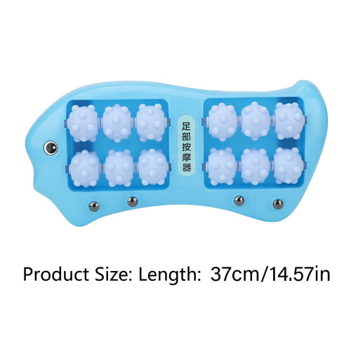 Fußmassage-Roller Blau, Kunststoff, 37 cm Tiefenentspannungstool 1