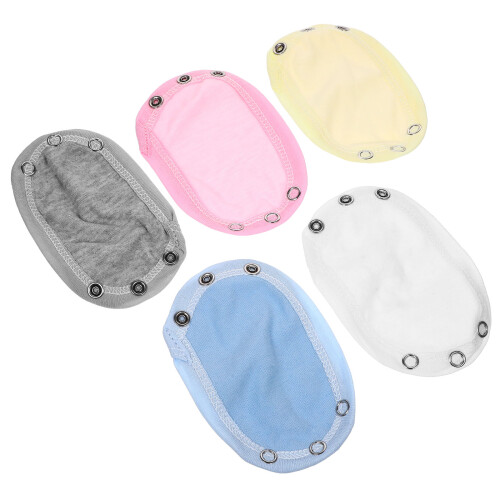 15 Pcs Baby Romper Crotch Extender Cotton Jumpsuits For Infants