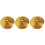 3Pcs Practice Drum Splash Cymbal Metal Set Instrument 6