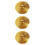 3Pcs Practice Drum Splash Cymbal Metal Set Instrument 10
