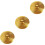 3Pcs Practice Drum Splash Cymbal Metal Set Instrument 7