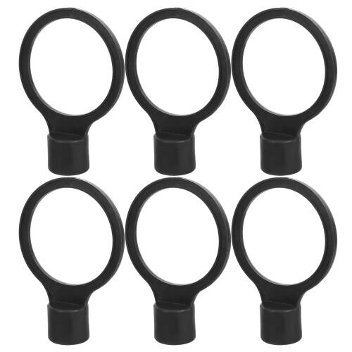 24 Pcs Flexible Plastic Connectors For Traffic Cone Barrier Poles 2