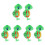 6 Pcs Pvc Inflatable Turtle Balloon Animal Creative 4