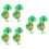 6 Pcs Pvc Inflatable Turtle Balloon Animal Creative 9