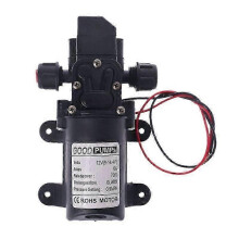High Pressure Diaphragm Water Pump DC 12V 70W, 6L/Min 130PSI Self-Priming Pump for Farming and Vehicles