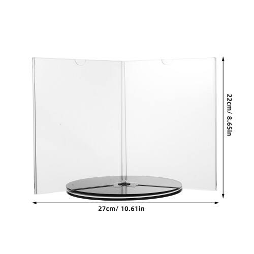 Desktop Menu Holder Rotary Stand Multi-Side Rotatable With Base 1