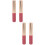 4 Pcs Silicone Lipstick Applicators Reusable Lip Brushes 4