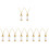 10 Pcs Pet Urn Necklaces Pet Cremation Ashes Pendant Keepsake 7