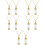 10 Pcs Pet Urn Necklaces Pet Cremation Ashes Pendant Keepsake 9