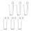 6 Pairs Hat Organizer For Baseball Caps Storage Holder 3