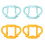 8 Pcs Silicone Baby Feeding Bottle Handle 1