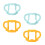 8 Pcs Silicone Baby Feeding Bottle Handle 11