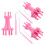 9 Sets Diy Weaving Tool Plastic Crochet Flower Loom For Scarf Making 1