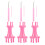 9 Sets Diy Weaving Tool Plastic Crochet Flower Loom For Scarf Making 3