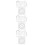 6 Pcs Geometric Ruler Set Plastic Drafting Tool For Students School 10