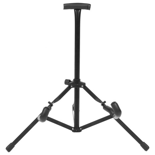 2Pièces Support Guitare Pliable En Fer Noir Avec Protection Éponge 2