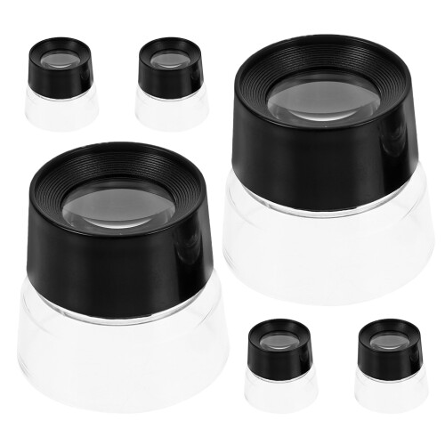 24 Pcs Optical Glass 10x Magnifier Pre-Focused Stand Loupe 1