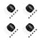 24 Pcs Optical Glass 10x Magnifier Pre-Focused Stand Loupe 4