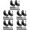 100 Pcs Corner Brackets L Shaped Right Angle Cabinet Shelf Bracket 8