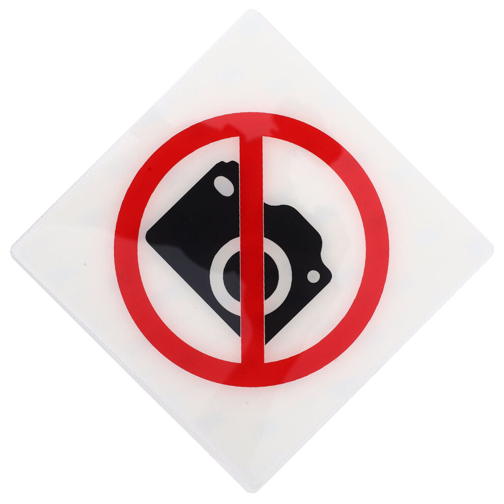 5Pcs Acrylic No Photo Sign Warning Wall Sign Board-image-OPC-PKYKDDG-NEW