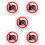 5Pcs Acrylic No Photo Sign Warning Wall Sign Board 10