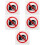 5Pcs Acrylic No Photo Sign Warning Wall Sign Board 9