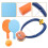 5 Sets Hanging Table Tennis Training Toys For Kids 4