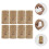 16Pcs Flute Headjoint Cork Plugs Compact Multi Color Replacement Parts 11