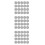 60 Pcs Christmas Snowflake Non-Slip Placemat Set For Dining Table 10