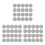 60 Pcs Christmas Snowflake Non-Slip Placemat Set For Dining Table 5