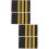 2 Pairs Shoulder Epaulette Pilot Uniform Decoration 9
