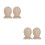 4 Pcs Pineapple Wood Finials For Unfinished Bed Post Diy Ornaments 5