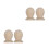 4 Pcs Pineapple Wood Finials For Unfinished Bed Post Diy Ornaments 7