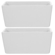 14 Pcs Simple Sugar Bowl Flat Bottom Rectangular Container For Cafe