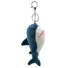 Cute Shark Plush Key Chain Pendant Toys Soft Cartoon Whale Stuffed Doll Backpack Keychain Pendant Kids Gifts