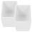 14 Pcs Simple Sugar Bowl Flat Bottom Rectangular Container For Cafe 11