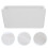 14 Pcs Simple Sugar Bowl Flat Bottom Rectangular Container For Cafe 2