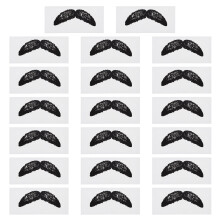 40 Pcs Portable Hair Removal Waxing Stickers For Nose And Beard