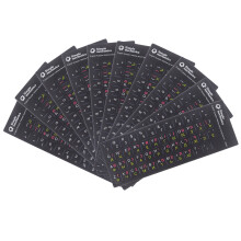 Autocollants Clavier Précis Noir Multilingue Pour Pièce Portable