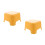 2Pcs Colored Toddler Step Stool for Bathroom Toilet Use 8