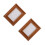 2Pcs Light Brown Solid Wood Picture Frame For 5 Inch Photos 10