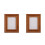 2Pcs Light Brown Solid Wood Picture Frame For 5 Inch Photos 8