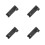 4Pcs Wall-Mounted Hair Tool Organizer For Brushes Combs Styling Tools 8