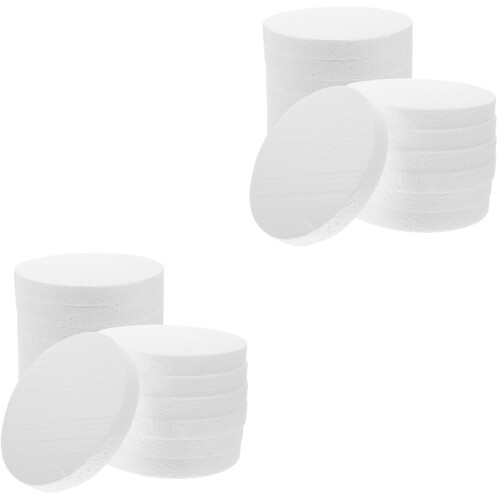 32 Pcs Cake Decorating Training Tray Tool Craft Diy Foam Discs 2