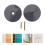 2 Sets Flat Cover Plate For 2-5/8'' Cleanout Plug With Screws 11