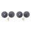 2 Sets Flat Cover Plate For 2-5/8'' Cleanout Plug With Screws 10