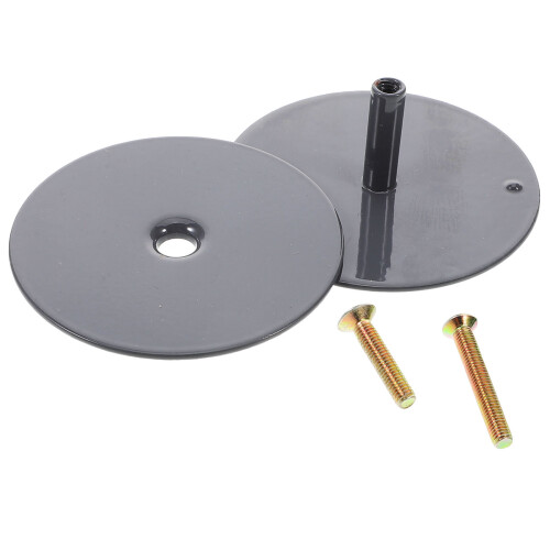 2 Sets Flat Cover Plate For 2-5/8'' Cleanout Plug With Screws 2
