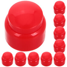 50Pièces Caches Boulons Plastique Rouge Protection Décoration